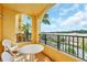 Enjoy morning coffee on this private balcony overlooking the resort at 8112 Poinciana Blvd # 1305, Orlando, FL 32821