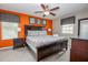 Main bedroom with king bed and nautical themed decor at 9101 El Caro Ln, Davenport, FL 33896