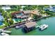House with private pool, dock and boat, waterfront property at 102 Via Duomo, New Smyrna Beach, FL 32169