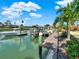 Private dock with covered area, perfect for boat lovers at 102 Via Duomo, New Smyrna Beach, FL 32169