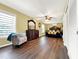 Bright and airy bedroom with a king-size bed at 102 Via Duomo, New Smyrna Beach, FL 32169