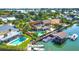 Luxury waterfront home with private dock and boat lift at 102 Via Duomo, New Smyrna Beach, FL 32169