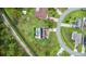 House with pool and large backyard, aerial view at 636 Koala Ct, Poinciana, FL 34759