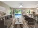 Open living room with access to the backyard at 920 Benjamin Trl, Davenport, FL 33837
