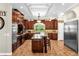 Large kitchen with center island and stainless steel appliances at 2083 Biltmore Pt, Longwood, FL 32779