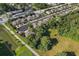 Aerial view of house and surrounding neighborhood at 400 Harbor Winds Ct, Winter Springs, FL 32708