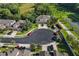 Aerial view of a cul-de-sac neighborhood at 400 Harbor Winds Ct, Winter Springs, FL 32708
