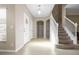 Bright and spacious entryway with a staircase and tile flooring at 400 Harbor Winds Ct, Winter Springs, FL 32708