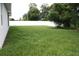 Large grassy backyard bordered by a privacy fence at 1148 Bancroft St, Deltona, FL 32725