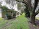 Spacious backyard with lush grass, large trees, and a patio area at 185 Winding Cove Ave, Apopka, FL 32703