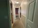 A long hallway with light walls and carpet flooring, leading to bedrooms and a bathroom at 185 Winding Cove Ave, Apopka, FL 32703
