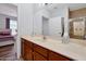 Bathroom with vanity, sink and shower/tub combo at 3174 Feltrim Pl # 104, Kissimmee, FL 34747