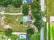Aerial view of home with pool and large yard, located near road at 2405 Boy Scout Rd, Apopka, FL 32703