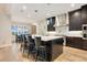 Gourmet kitchen with large island and stainless steel appliances at 4118 Isle Vista Ave, Belle Isle, FL 32812