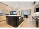 Open concept kitchen with island and breakfast area at 4118 Isle Vista Ave, Belle Isle, FL 32812