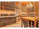 Spacious wine cellar with extensive built-in racking at 4118 Isle Vista Ave, Belle Isle, FL 32812