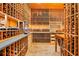 Extensive wine cellar with brick floor and ample storage at 4118 Isle Vista Ave, Belle Isle, FL 32812