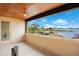Spacious balcony boasting stunning lake and landscape views at 4118 Isle Vista Ave, Belle Isle, FL 32812