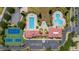 Community pool, tennis courts and clubhouse at 197 Valencia Ridge Dr, Auburndale, FL 33823