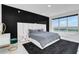 Spacious bedroom with water view and modern decor at 241 Riverside Dr # 1901, Daytona Beach, FL 32117