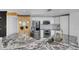 Modern kitchen with granite counters and stainless appliances at 241 Riverside Dr # 1901, Daytona Beach, FL 32117