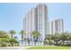 Stunning waterfront condo building with a welcoming entrance at 241 Riverside Dr # 1901, Daytona Beach, FL 32117