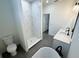 Spa-like bathroom with a large shower, soaking tub and grey tile floor at 2827 Sw 146Th Place Rd, Ocala, FL 34473