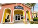 Exterior of spa and nail salon, featuring arched entryway at 2214 Calabria Ave, Davenport, FL 33897