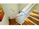 Bright staircase with wood steps and ambient lighting at 2214 Calabria Ave, Davenport, FL 33897