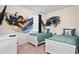 Bedroom with two twin beds and Harry Potter mural at 7513 Marker Ave, Kissimmee, FL 34747