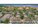 Aerial view of community with numerous homes and lush landscaping at 6624 Time Square Ave # 104, Orlando, FL 32835