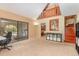 Home office with access to a private gym and backyard at 5006 Cub Lake Dr, Apopka, FL 32703