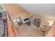 Elevated view of the home office, showcasing its layout and access to other rooms at 5006 Cub Lake Dr, Apopka, FL 32703