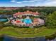 Community pool and recreation area with lush landscaping at 801 Lobelia Dr, Lake Mary, FL 32746