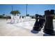 Giant chessboard and pieces near the pool at 7527 Brooklyn Dr # 7527, Kissimmee, FL 34747