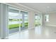 Bright and spacious living area with sliding glass doors leading to a patio and water view at 2476 Pine Preserve Ct, St Cloud, FL 34771