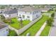 Aerial view showcasing house, backyard, and playground at 14007 Creek Harbor Dr, Orlando, FL 32824