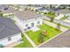 Aerial view of house, backyard with playground, and neighborhood at 14007 Creek Harbor Dr, Orlando, FL 32824