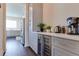 Kitchen wet bar with wine cooler and coffee bar at 14007 Creek Harbor Dr, Orlando, FL 32824