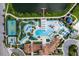 Aerial view of community pool and amenities at 8804 Macapa Dr, Kissimmee, FL 34747