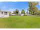 Large backyard with shed and fenced in area at 354 Park Dr, Deland, FL 32724