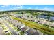 Aerial view showcasing home's location in a quiet community at 2716 Fieldbrooke Way, Edgewater, FL 32141
