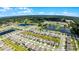 Aerial view showcasing a home's location in a residential neighborhood at 2716 Fieldbrooke Way, Edgewater, FL 32141