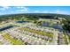 Aerial view of a residential neighborhood with lakes at 2716 Fieldbrooke Way, Edgewater, FL 32141