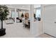 Open concept dining room with light wood floors and a view of the living room at 2864 Sanctuary Dr, Clermont, FL 34714
