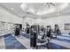 Community gym with a variety of modern exercise equipment at 13905 Fairway Island Dr # 1022, Orlando, FL 32837