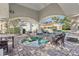 Relaxing hot tub under covered patio at 13905 Fairway Island Dr # 1022, Orlando, FL 32837