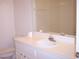 Bathroom with white vanity, sink, and large mirror at 284 Pinestraw Cir, Altamonte Springs, FL 32714