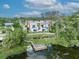 Aerial view of modern townhouses with private lake access at 1917 S Lakemont Ave, Winter Park, FL 32792