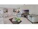 Bright and airy living room with comfortable seating and a large TV at 2892 Waterlily Way, Poinciana, FL 34759